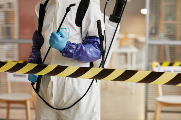 Professional Biohazard Cleanup technician working in Langley, WA